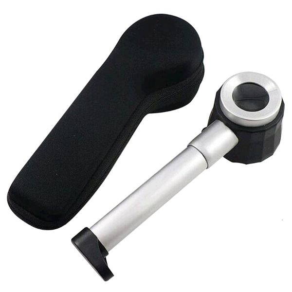 Other Office School Supplies 10x Magnifier Dermatoscope Handle Smooth Clear Vision with Measure Scale Bigger Magnifying Glass 230703