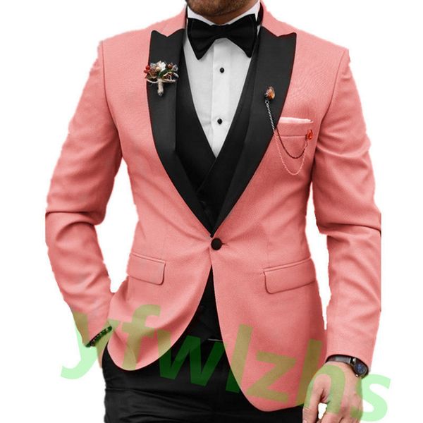 

handsome groom tuxedos one button man's suits peak lapel groomsmen wedding/prom/dinner man blazer jacket pants vest tie n030112112, Black;gray