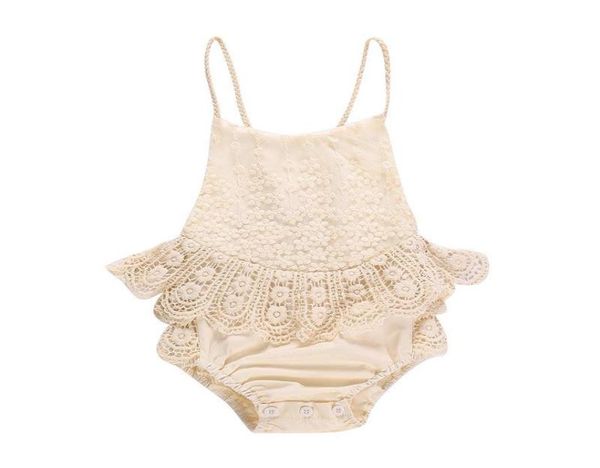 

baby girl clothing romper summer suspender lace romper 100 cotton kids romper girl clothes2592945, Blue