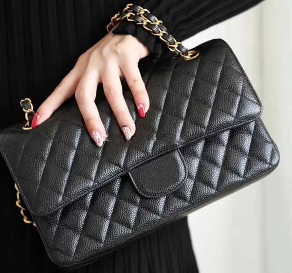 

2023 10a mirror quality classic caviar flap bag designer women cross body bags a01112 luxuries designers shoulder handbag6