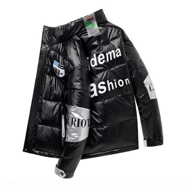 

7vyb winter warm cotton down jackets men039s longsleeved down soft men039s casual warm jacket zipper wind hooded solid color co5875308, White