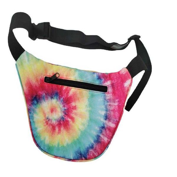 

waist bag personalized elements tie-dye digital color printing waist bag satchel 0709-111