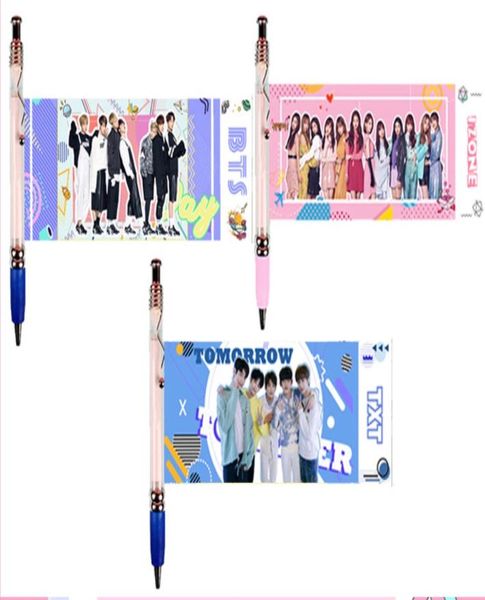 

40pcslot btsizonetxt lala ball pen012345678910112405179