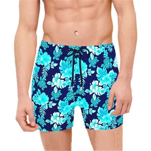 

vilebrequin spandex shorts men swimwear herringbones turtles summer casual shorts bftr, White;black