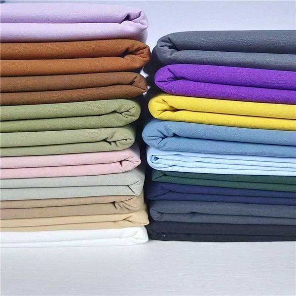 

new 2023 twill stretch wrinkle-resistant nylon cotton fabric windbreaker jacket work pants pike fashion clothing fabric sample fabric no sen, Black;white