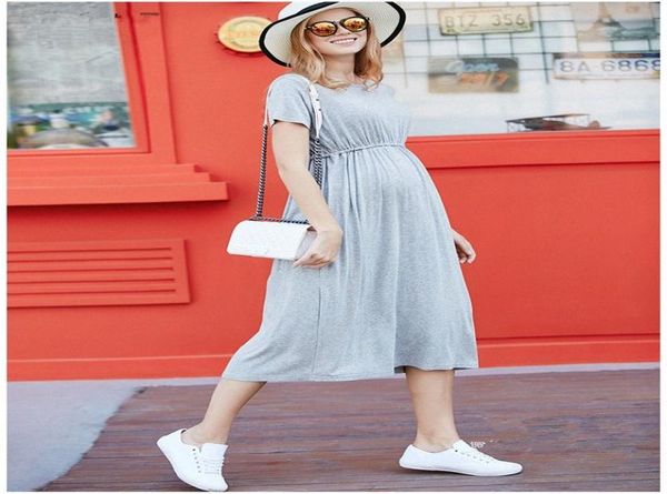 

2020 2020 maternity dress pregnancy clothes pregnant women elegant lady dresses party modal party casual evening dress z5kq3694043, White