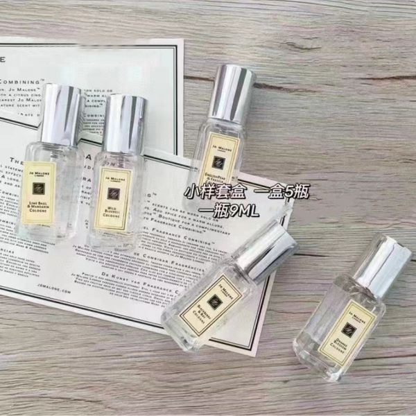 

cologne malone perfume set 9mlx5 bottles edp fragrance long lasting for men woman good smell fast delivery