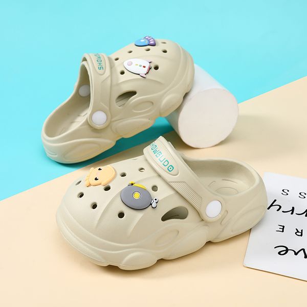 

sandals children cute cartoon sandals kids clogs summer croc beach slippers baby spaceship garden shoes flip flop for girls boys 230704, Black;red