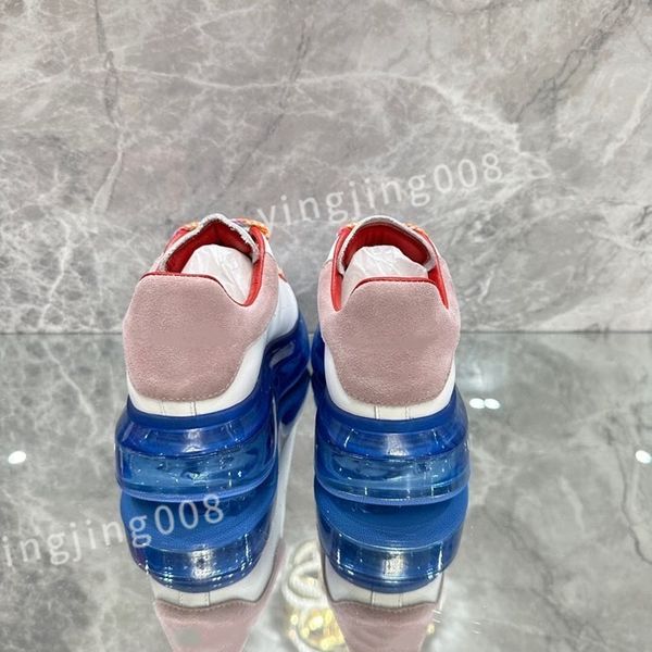 

2023 new luxury quality mens casual shoes women sneaker footwear rubber platform sneakers white black leather comfort trainers xsd230415