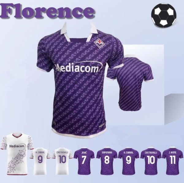 

23 24 fiorentina shirt j. ikone 22 2023 2024 castrovili eric fiorentina jersey acf jovic a. cabral milenkovic c. kuame men jersey shirt shir, Black;yellow