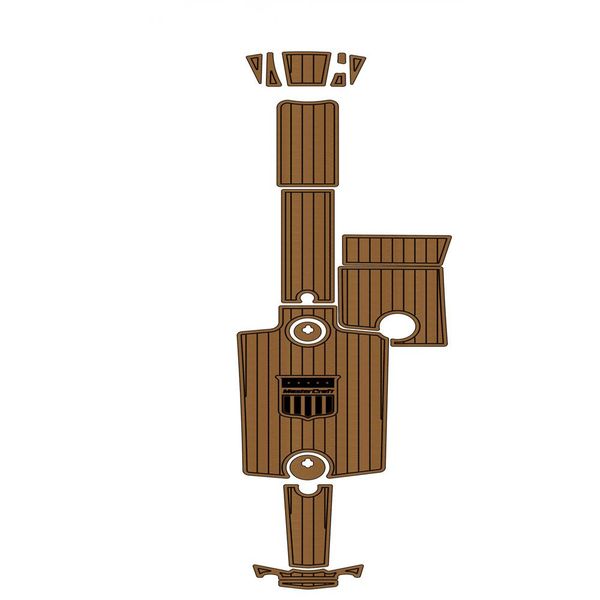 

2011 mastercraft x25 cockpit pad boat eva foam faux teak deck floor mat flooring backing self adhesive seadek gatorstep style pads