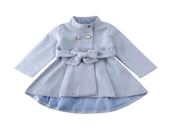 

girl trench elegant toddler baby girl outerwear long dress windbreaker jacket coat autumn winter size 15y y2008311529989, Camo