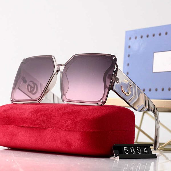 

2022gg new women's sunglasses ins wind sunglasses box overseas glasses live broadcast trend, White;black