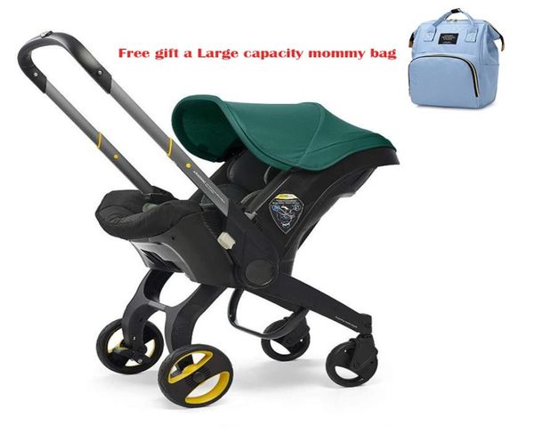 

baby stroller 3 in 1 with car seat portable carriage fold pram aluminum frame high landscape for born strollers4095463