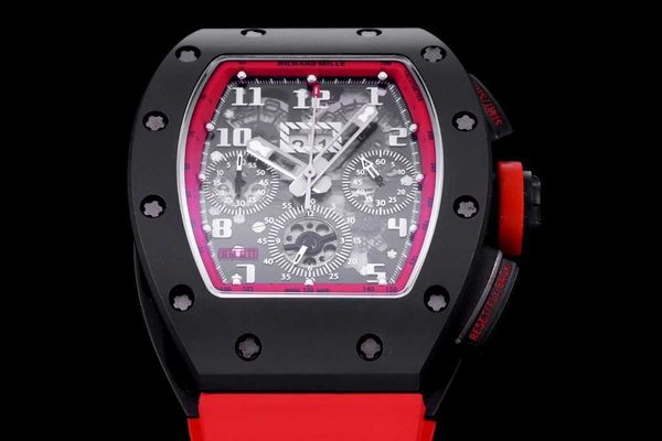 

fantastic mechanical r i c h a r d luxury superb style male wrist watches rm11 rm11-03 q6i9 11designer high-end quality tpt carbon fiber bez, Slivery;brown