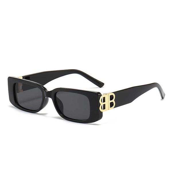 

2022 b-line fashion small box bb glasses personalized sunglasses, White;black
