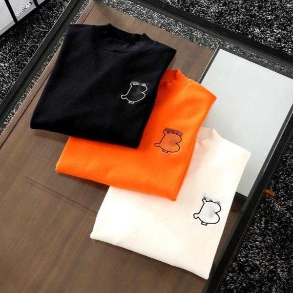 

winter wool knitwear mens sweater burb designer sweaters men women pullover coat casual warm underwear tb embroidered kint shirt 088, White;black