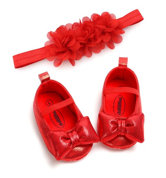 

018m first walkers newborn toddler baby girl shoes kids girls bowknot wedding princess party shoes1366146
