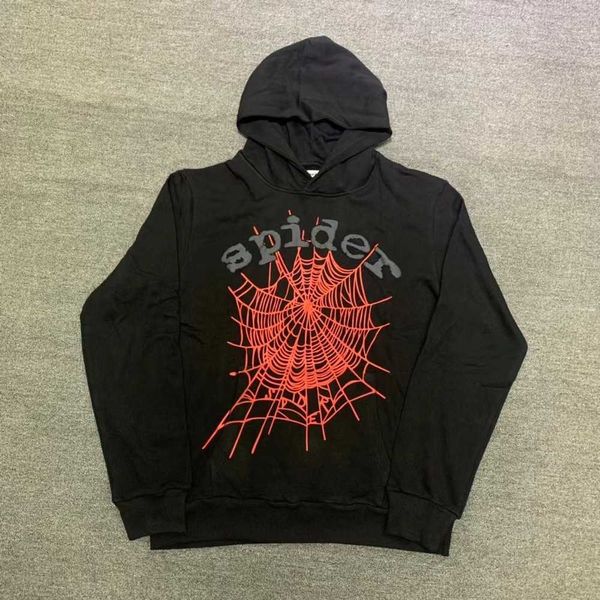

hoodies pullover pink red hoodye pants men printing spiders hoodie web sweatshirts size 143, Black