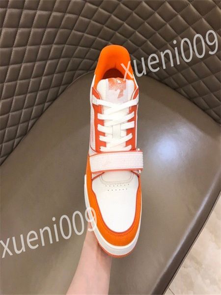 

2023 luxury men's casual shoe real cowhide leather outdoor sports shoes men fashion sneakers for man size 35-46 wd230603, Black