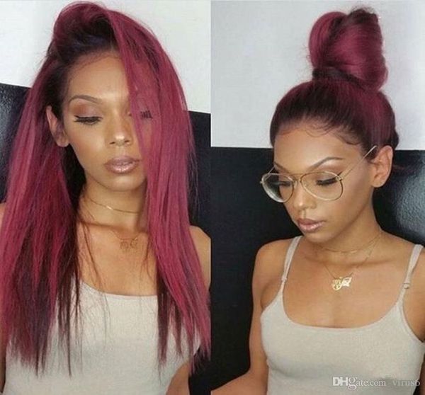 

long blonde cosplay wig silky straight synthetic lace front wigs for women 10 color pink black grey with baby hair4764545