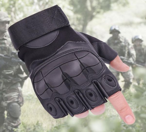 

1 pair sports cycling fitness half finger gloves men outdoor tactical fans breathable antiskid wear gloves2594905, Black;green