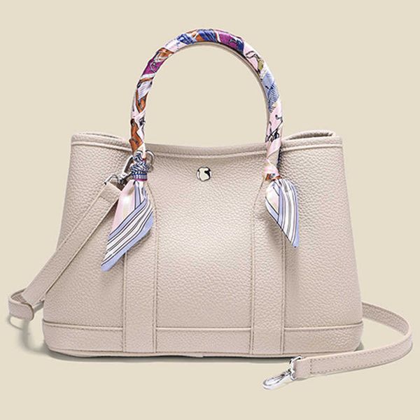 

designer bags garden party simple 2023 new lychee pattern silk scarf one shoulder crossbody bag fashion street shoot large capacity trendy w