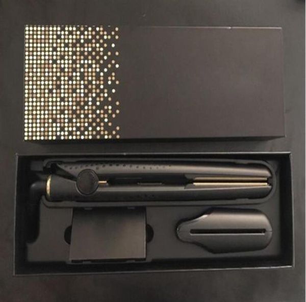 

new v gold max hair straightener classic professional styler fast hair straighteners iron hair styling tool dhl 8261908, Black
