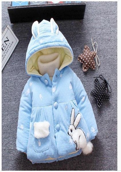 

children039s backpack cute cottonpadded jacket 1 092701239236084, Blue;gray