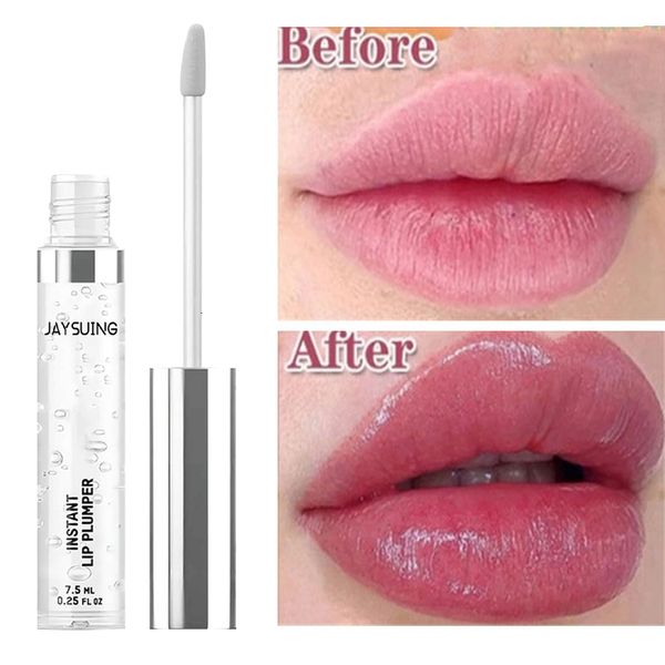 

lip gloss long lasting instant volumising lips serum hyaluronic acid moisturizing reduces fine lines augmenation nourish 230703