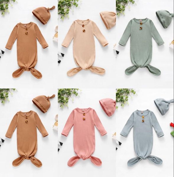 

infant sleeping bag newborn baby swaddle blanket hat 2 pcs wrap toddler cotton cartoon sleeping sacks pography prop 720 x21263215