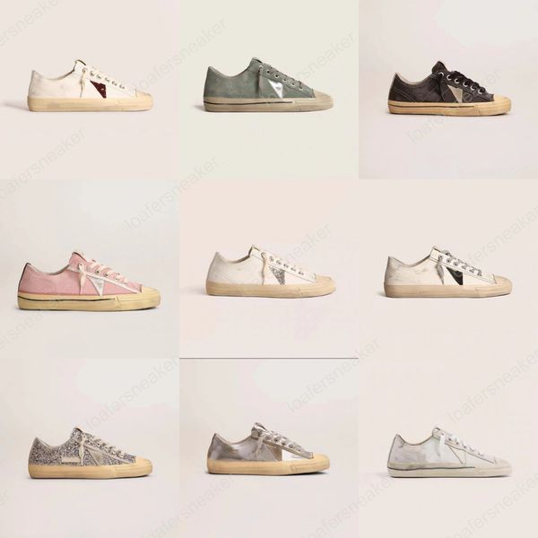 

2023 sneakers superstar doold dirty sports shoes golden fashion men women ball star casual shoes white leather flat shoe quality luxury 35-4, Black