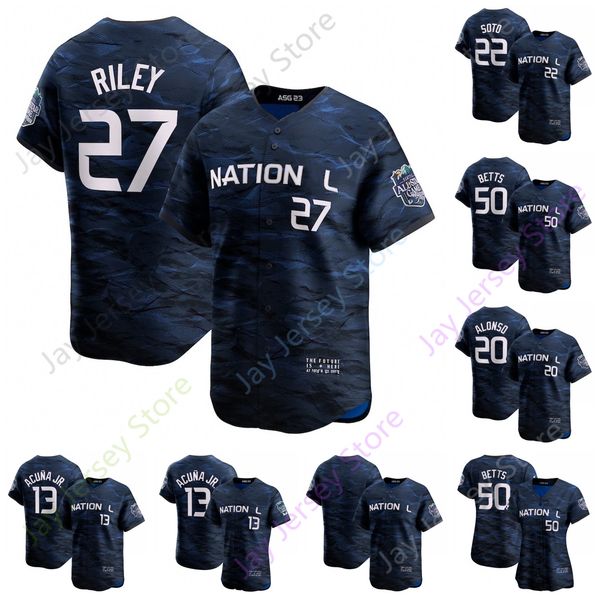 

2023 asg jersey sean murphy luis arraez arcia corbin carroll martinez alexis diaz doval elder gallen gray hader keller steele stroman willia, Blue;black