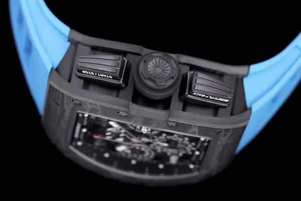 

personality mechanical r i c h a r d luxury superb style male wrist watches rm11 rm11-03 brc9 designer high-end quality tpt carbon fiber bez, Slivery;golden