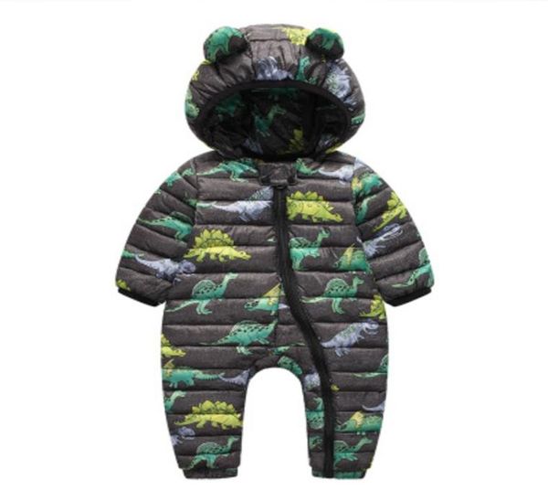 

romper jumpsuit baby boys girls kids rompers children long sleeve winter thick cotton warm clothes jumpsuit new born bebe j1905246817093, White