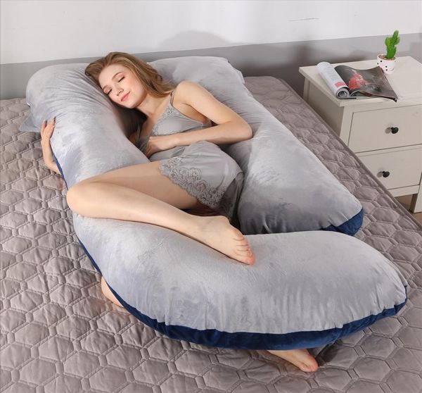 

physical goods multifunctional pregnant women039s pillow sidelying removable and washable cotton large gtype waist protectio1580936