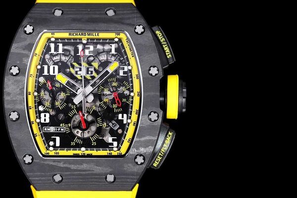 

personality mechanical r i c h a r d luxury superb style male wrist watches rm11 rm11-03 tzof designer high-end quality tpt carbon fiber bez, Slivery;golden