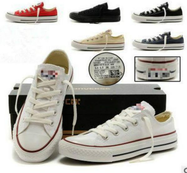 

s lowwomen039s men039s canvas shoes multicolors laced up casual shoes sneaker shoes retail size 353287288, Black