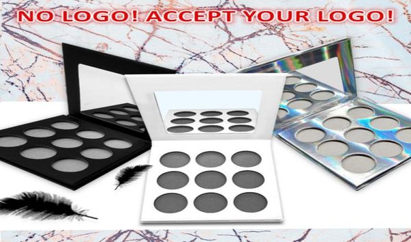 

no brand diy colors matte shimmer glitter eyeshadow palette private label cosmetics customized makeup pallete 26mm hole6098055