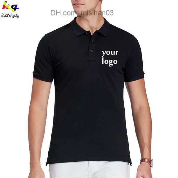 

men's t-shirts cotton mens shirt custom design men and women summer shortsleeved casual polo shirt printing team advertising s 220609 z, White;black