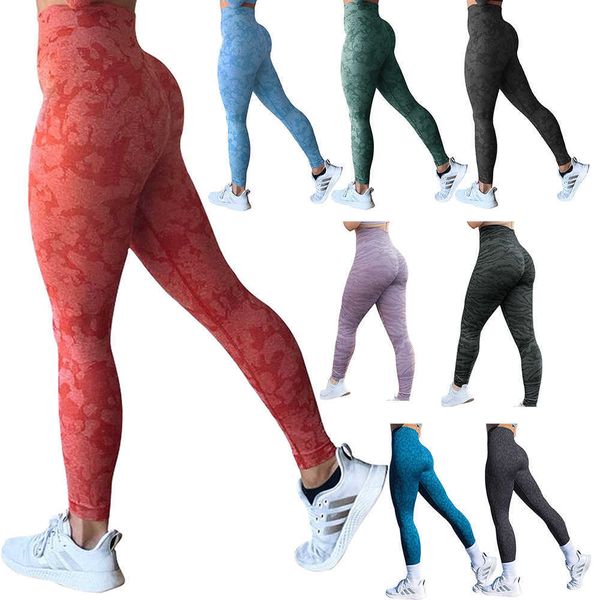 

summer seamless camouflage zebra leopard print fitness pants seamless yoga suit, White;red