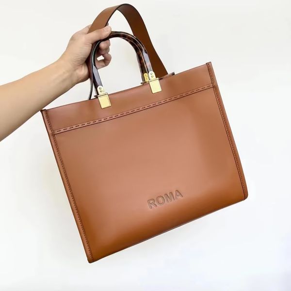 

mens sunshine large purse cosmetic tote shopper bag womens mirror quality designer shoulder crossbody bag genuine leather luxury purse handb