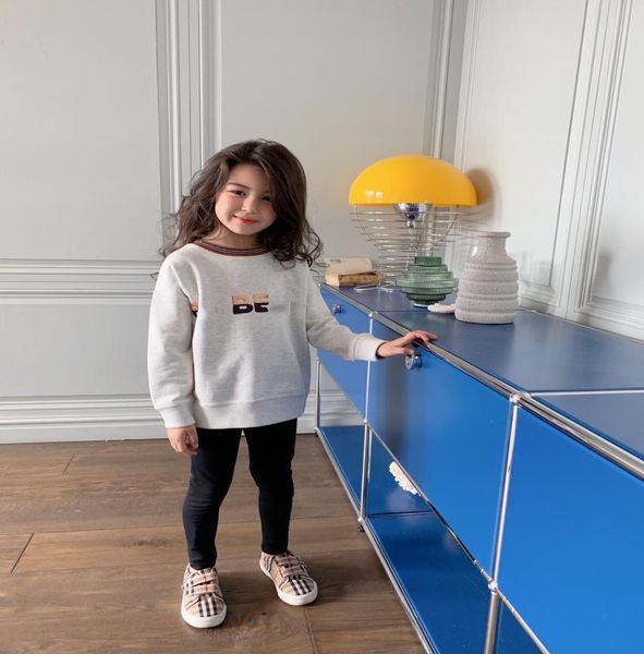 

baby boys girls sweatshirts 2021 spring autumn kids boy hoodie causal children gery long sleeve shirt cotton 3363614, Black