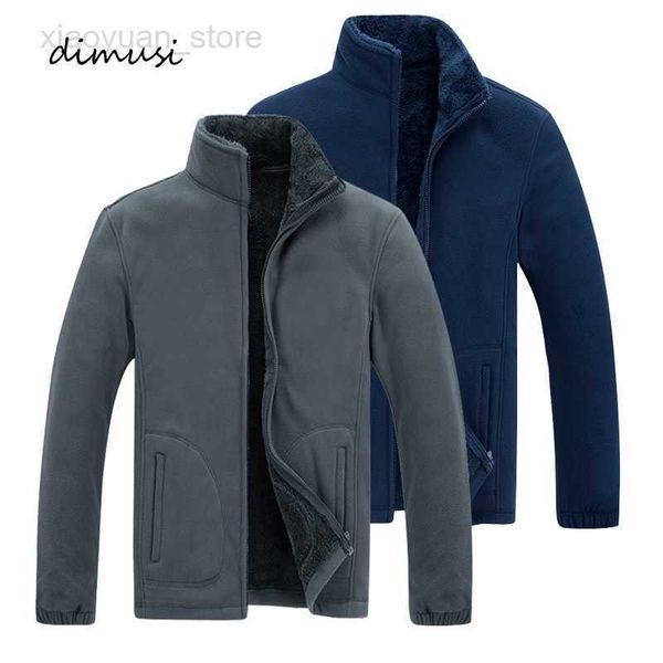 

men's hoodies dimusi winter mens softshell fleece jackets casual men thick warm sweatshirt man thermal solid color hoodies coats clothi, Black