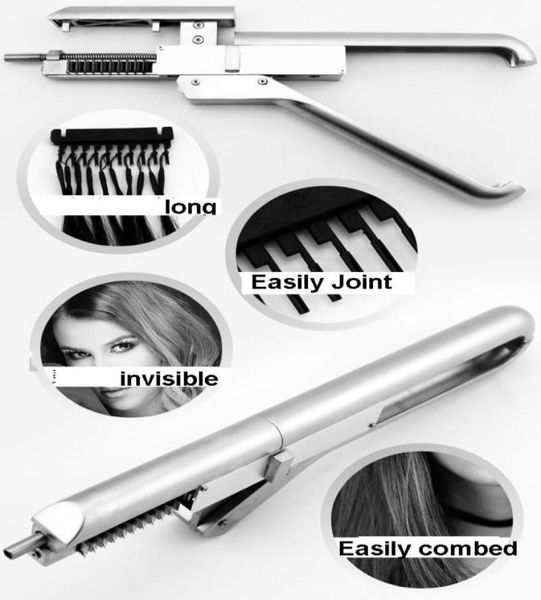 

new hair extensions 6d machine salon hair treatment 6d wig contection gun dhl1923477