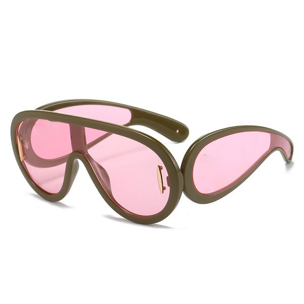 

fashion luxury designer street goggles radiation protection eyewearfull frame sunglasses pola polaroid lenses, White;black