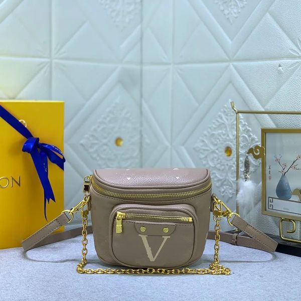 

designers mini bumbag cross body fashion shoulder bags waist bag belt bag woman leather chest package l purse luxury outdoor sport coin wall