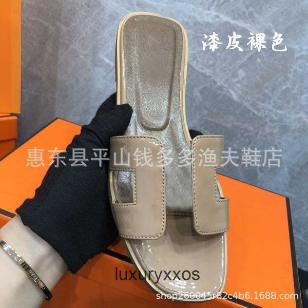

version family with h slipper bottom 2023 oran high designer flat classic sandal palm slippers print leather beach 2oqt