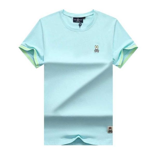 

mens t-shirts designer casual t shirt polos summer slim psycho bunny print round neck tee short sleeve fit breathable crew accessoryxuo8xuo8, White;black