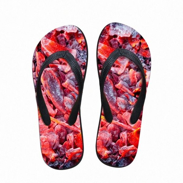 

carbon grill red funny flip flops men indoor home slippers pvc eva shoes beach water sandals pantufa sapatenis masculino w0kg#, Black